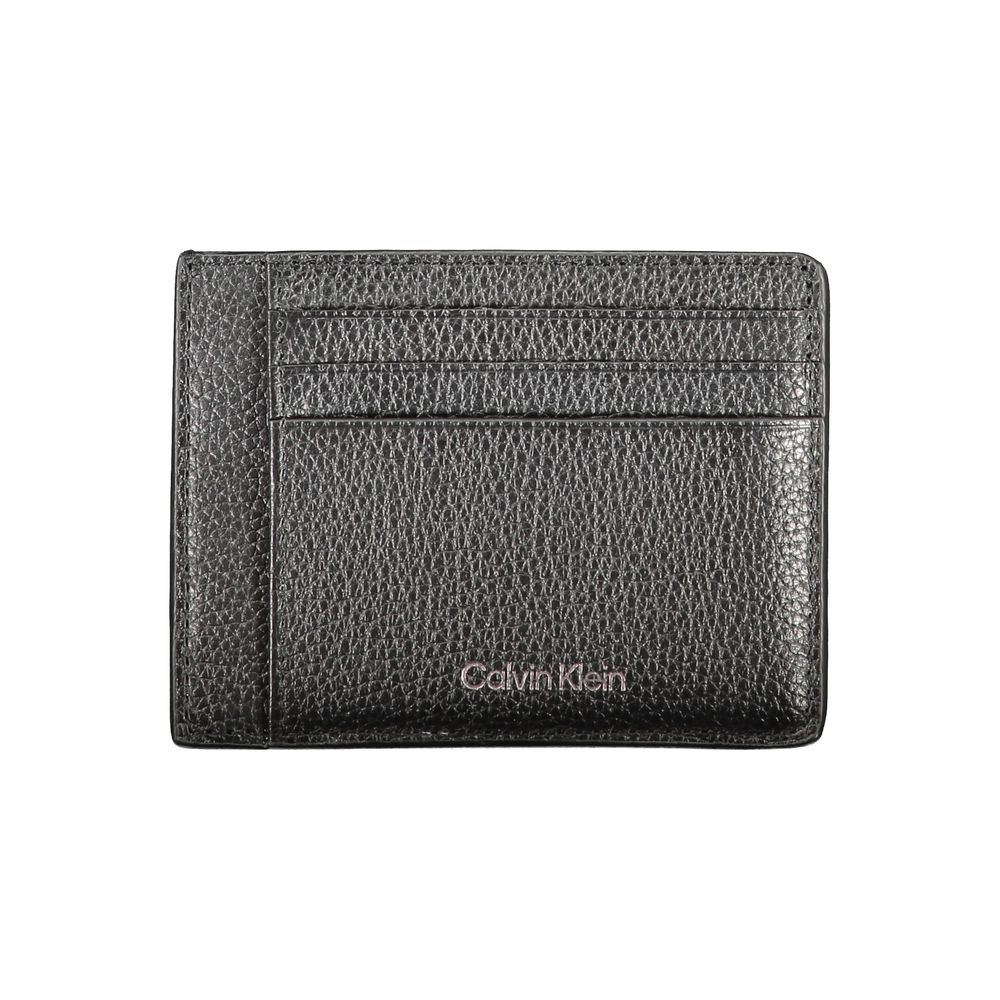 Portofel din piele neagră Calvin Klein