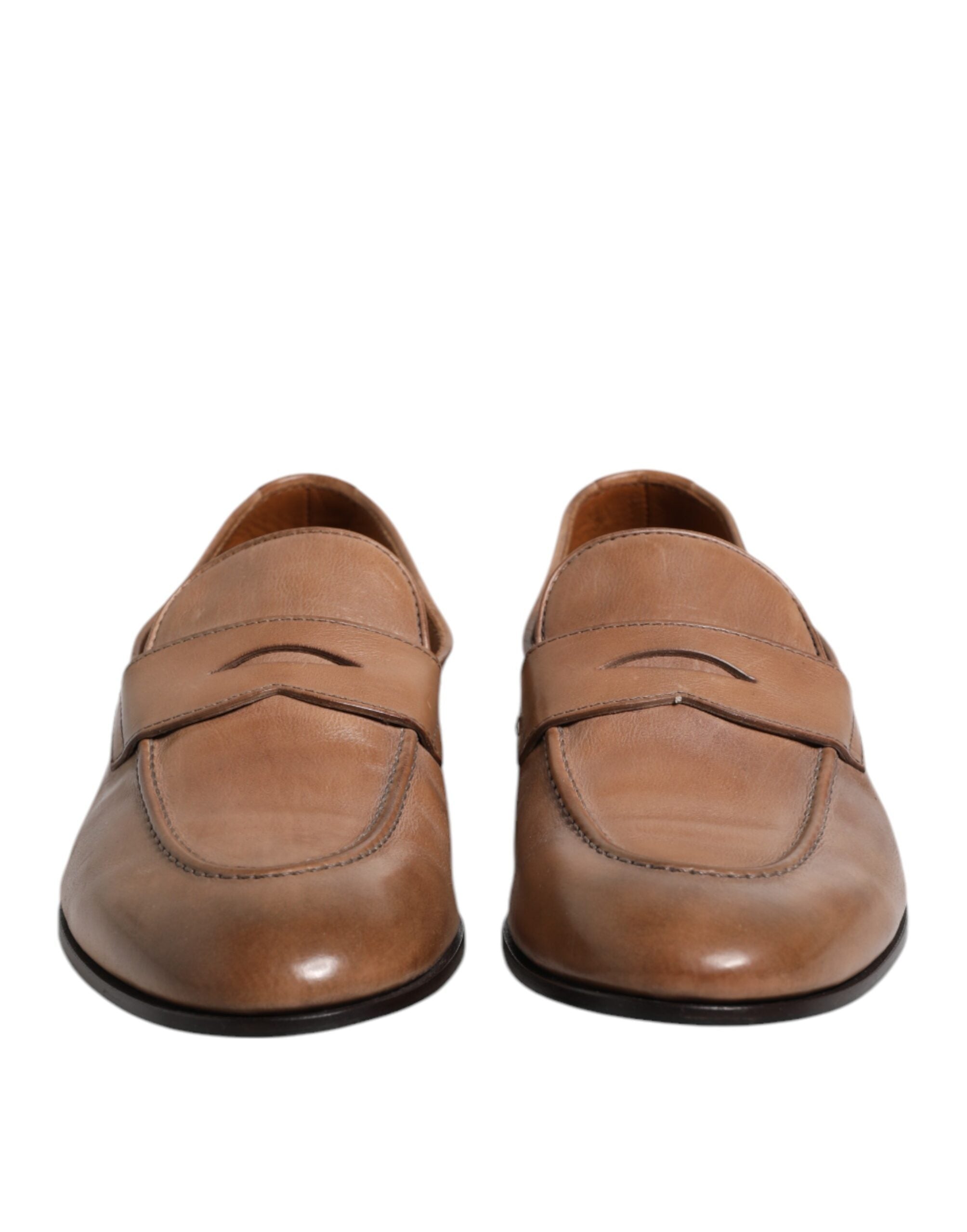 Brunello Cucinelli – Formelle Halbschuhe aus braunem Leder