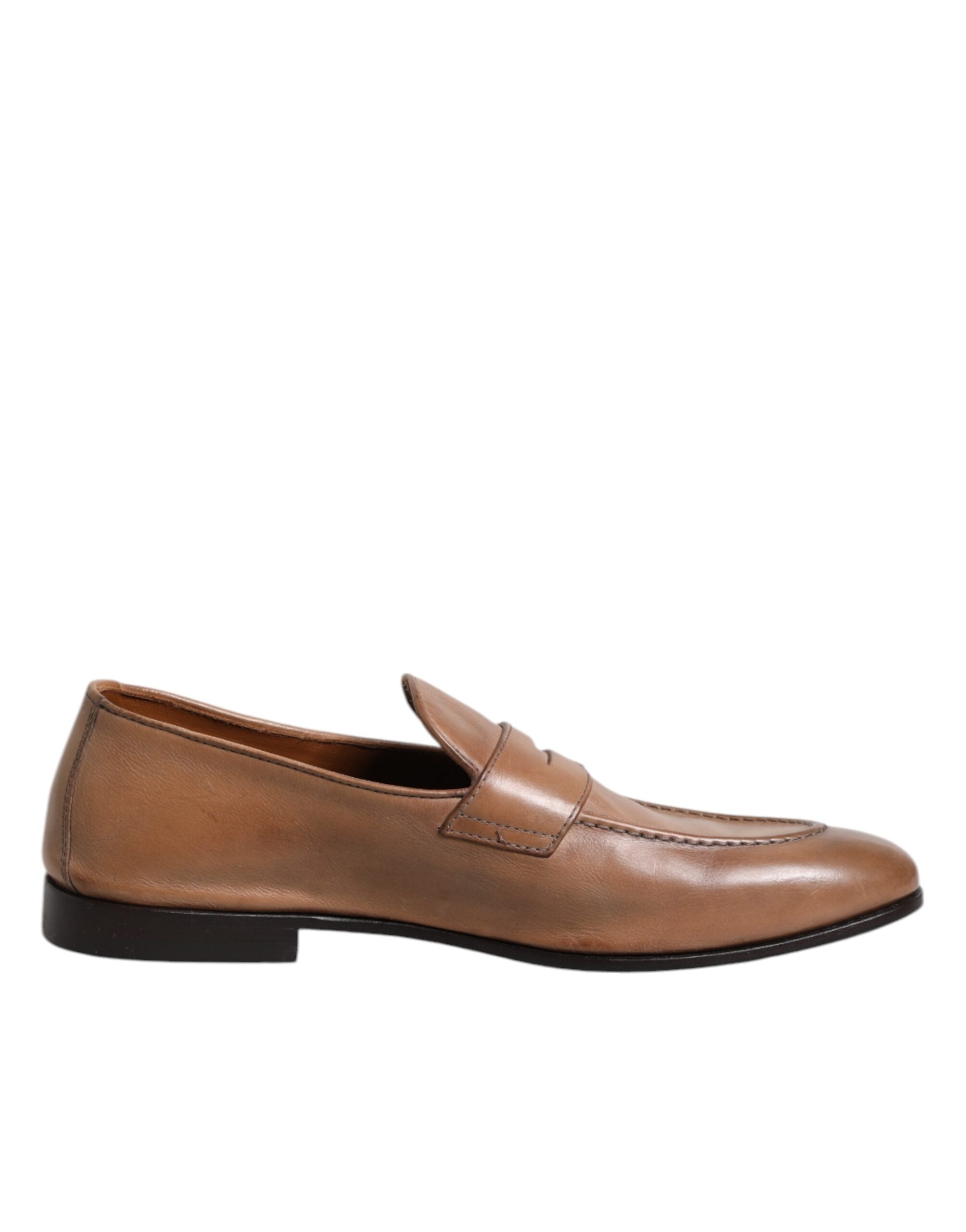 Brunello Cucinelli – Formelle Halbschuhe aus braunem Leder