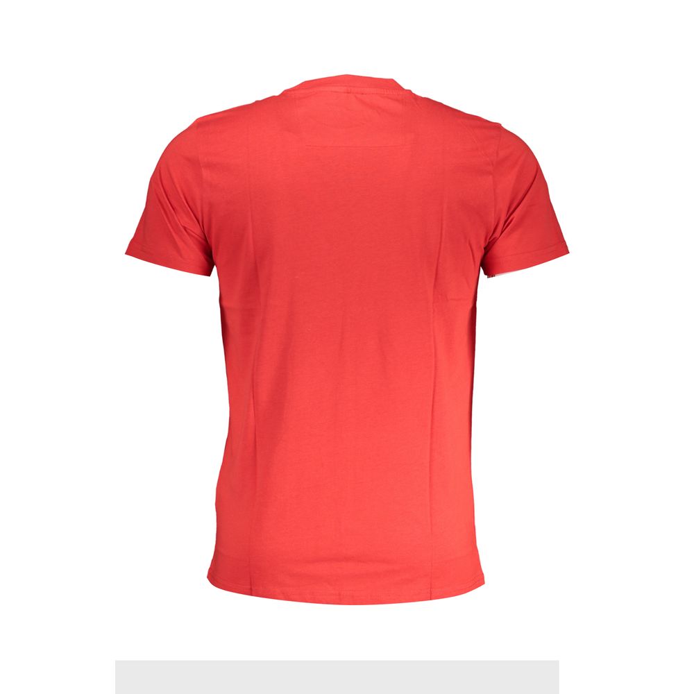 Tricou Cavalli Class roșu din bumbac