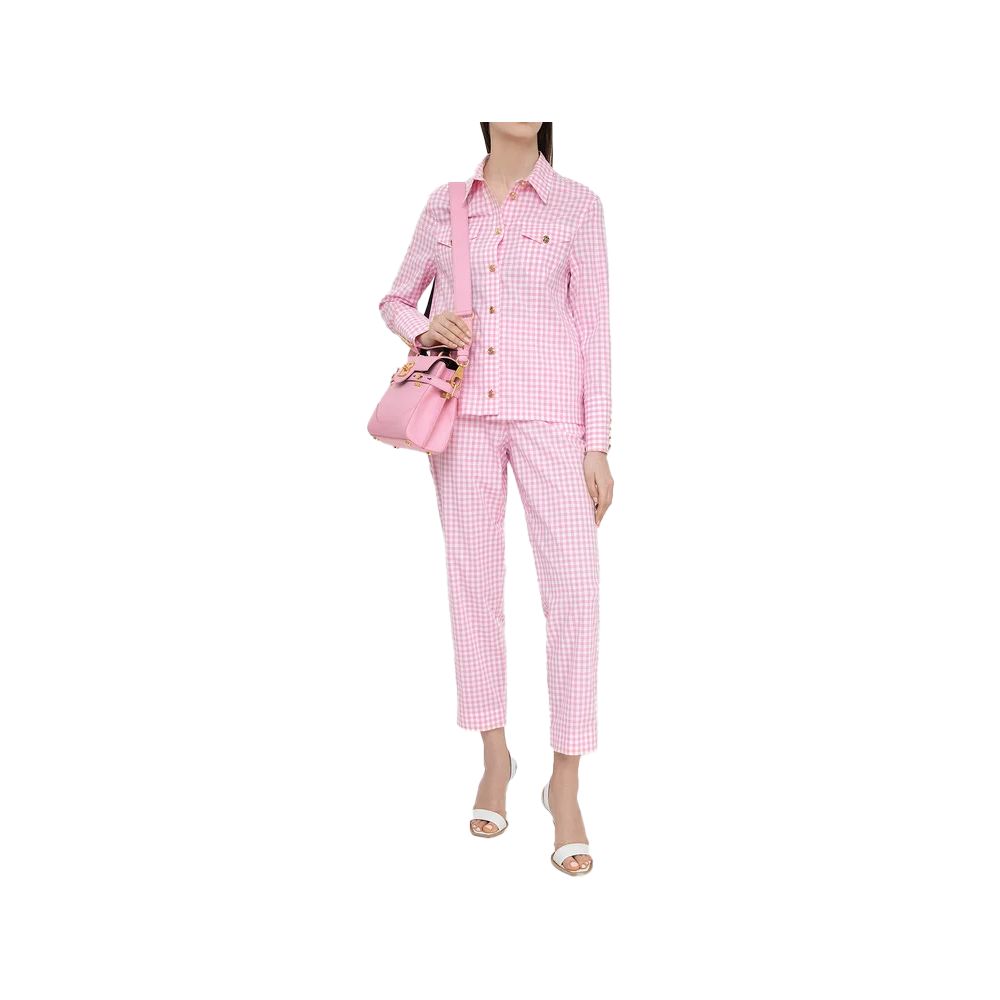 Blugi și pantaloni roz din bumbac Balmain