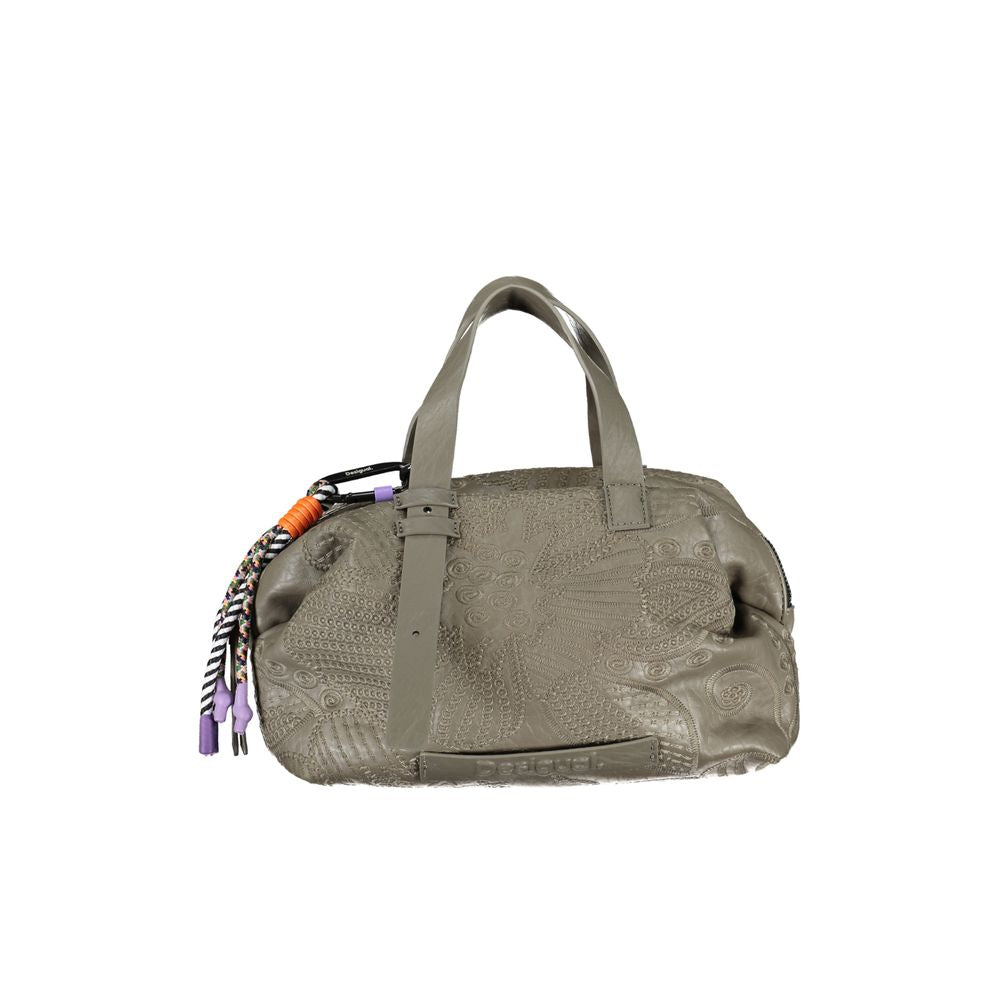 Geantă Desigual verde din polietilenă