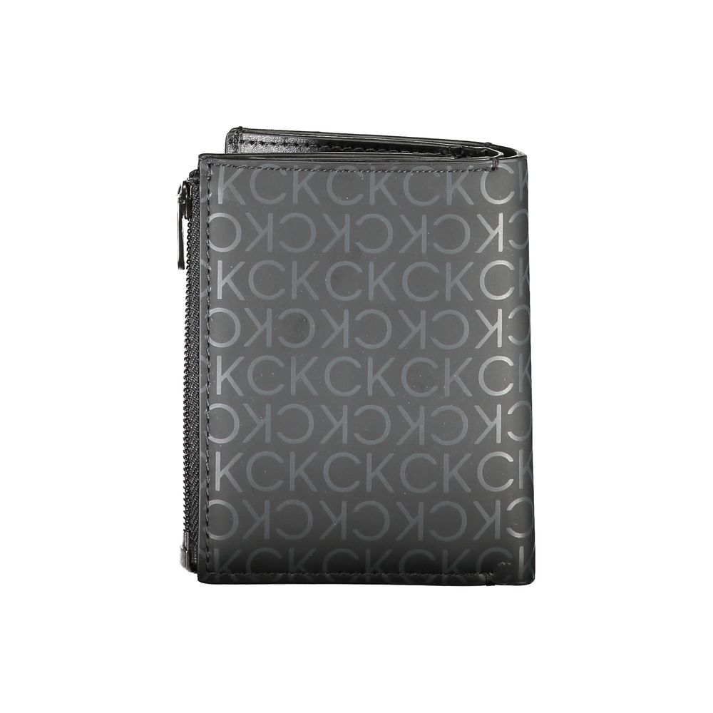 Portofel Calvin Klein negru din poliester