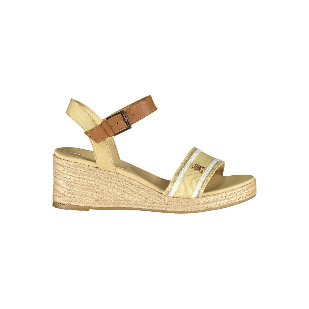 Tommy Hilfiger – Beige Polyester-Sandalen