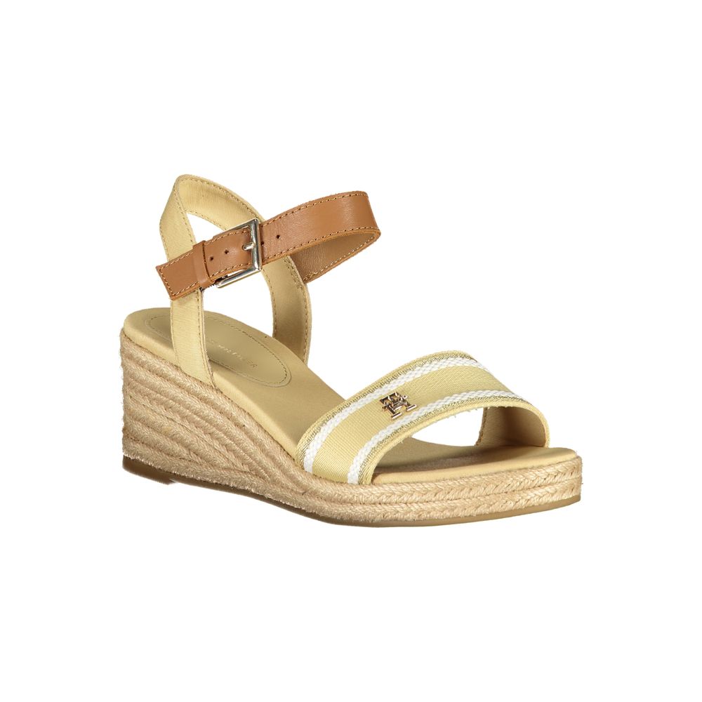 Tommy Hilfiger – Beige Polyester-Sandalen