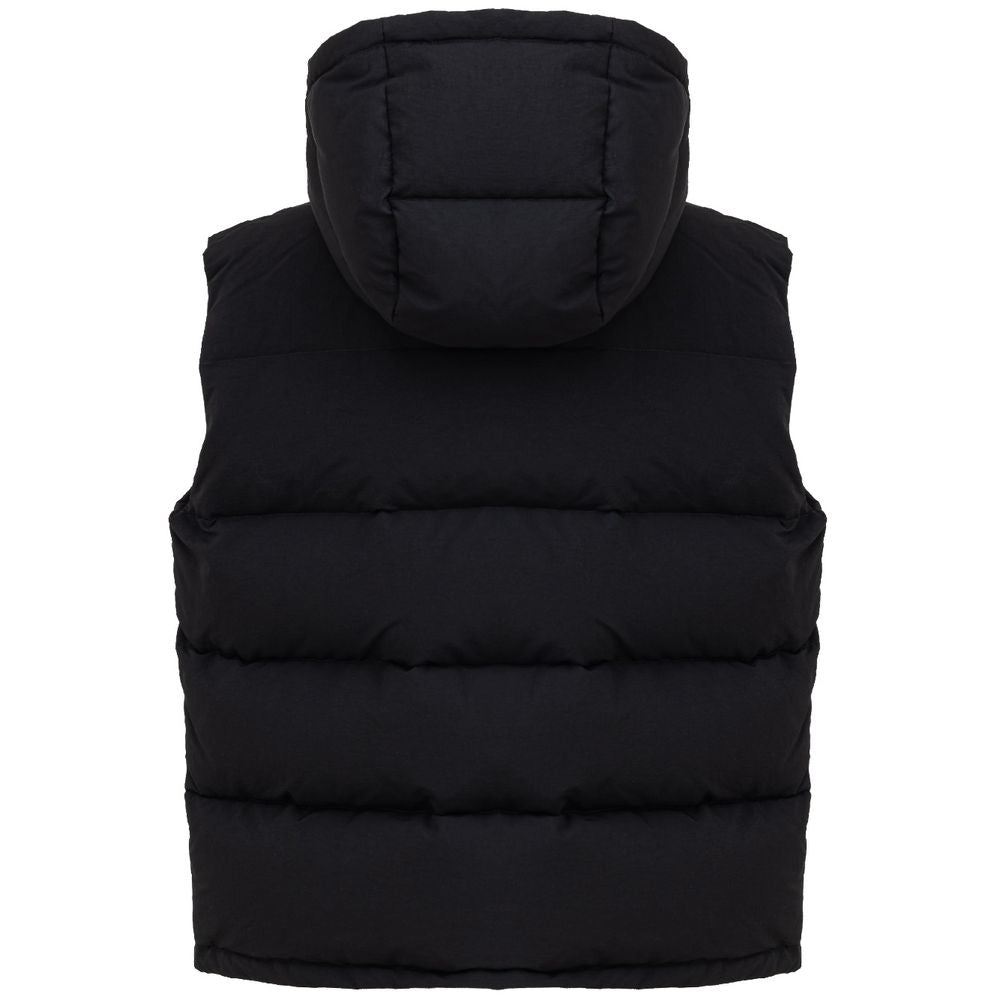 Dolce & Gabbana Black Polyester Sleveless Jacket