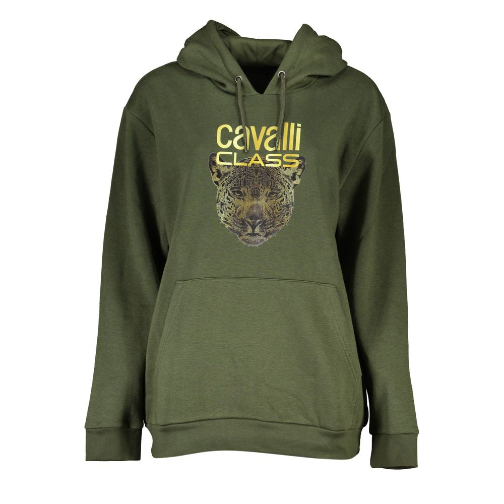 Grüner Baumwollpullover von Cavalli Class