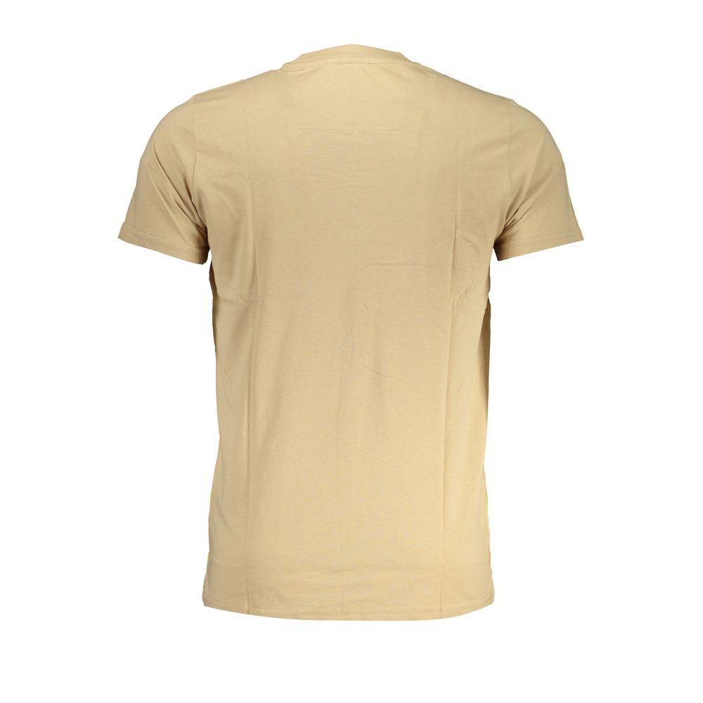 Tricou Cavalli Class bej din bumbac