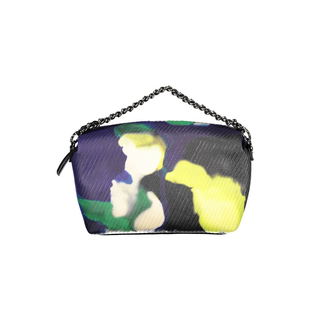 Desigual Schwarze Polyethylen-Handtasche