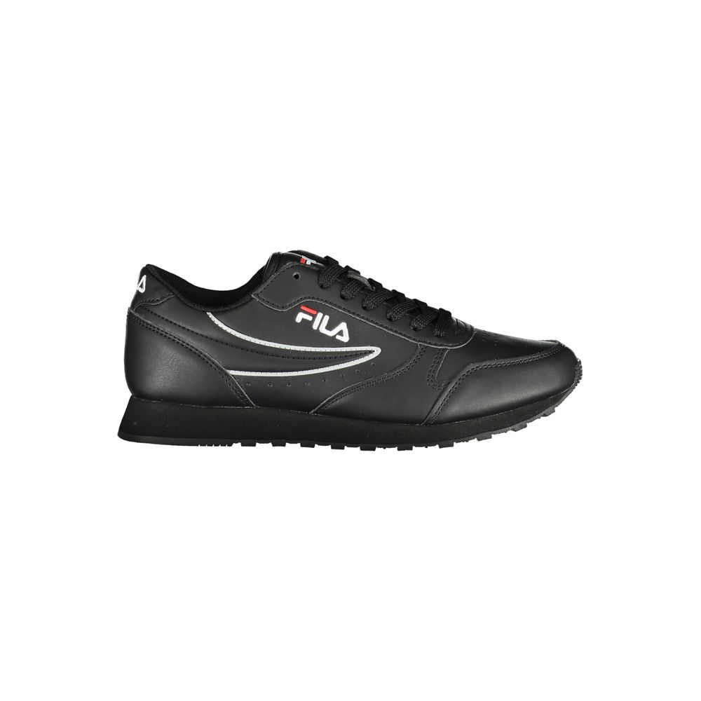 Teniși sport Fila Sleek negri cu șireturi