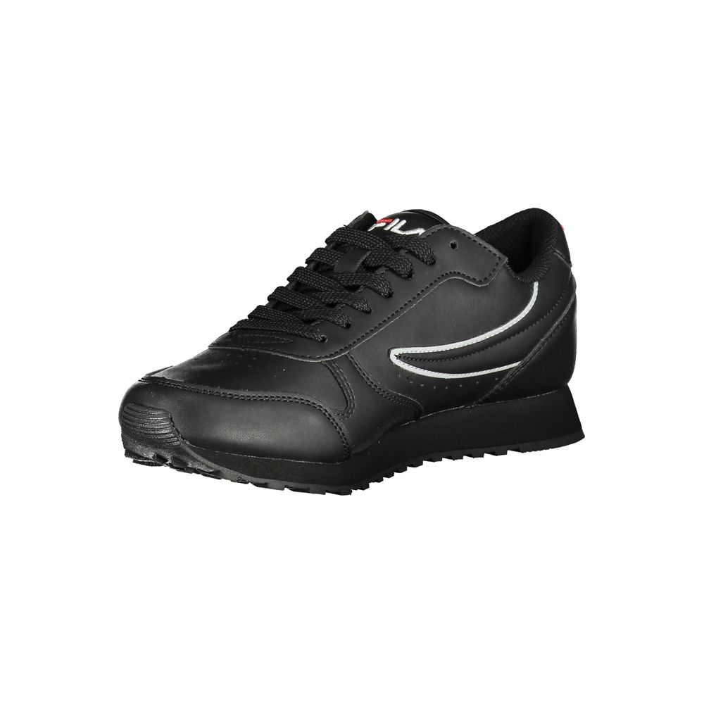 Teniși sport Fila Sleek negri cu șireturi