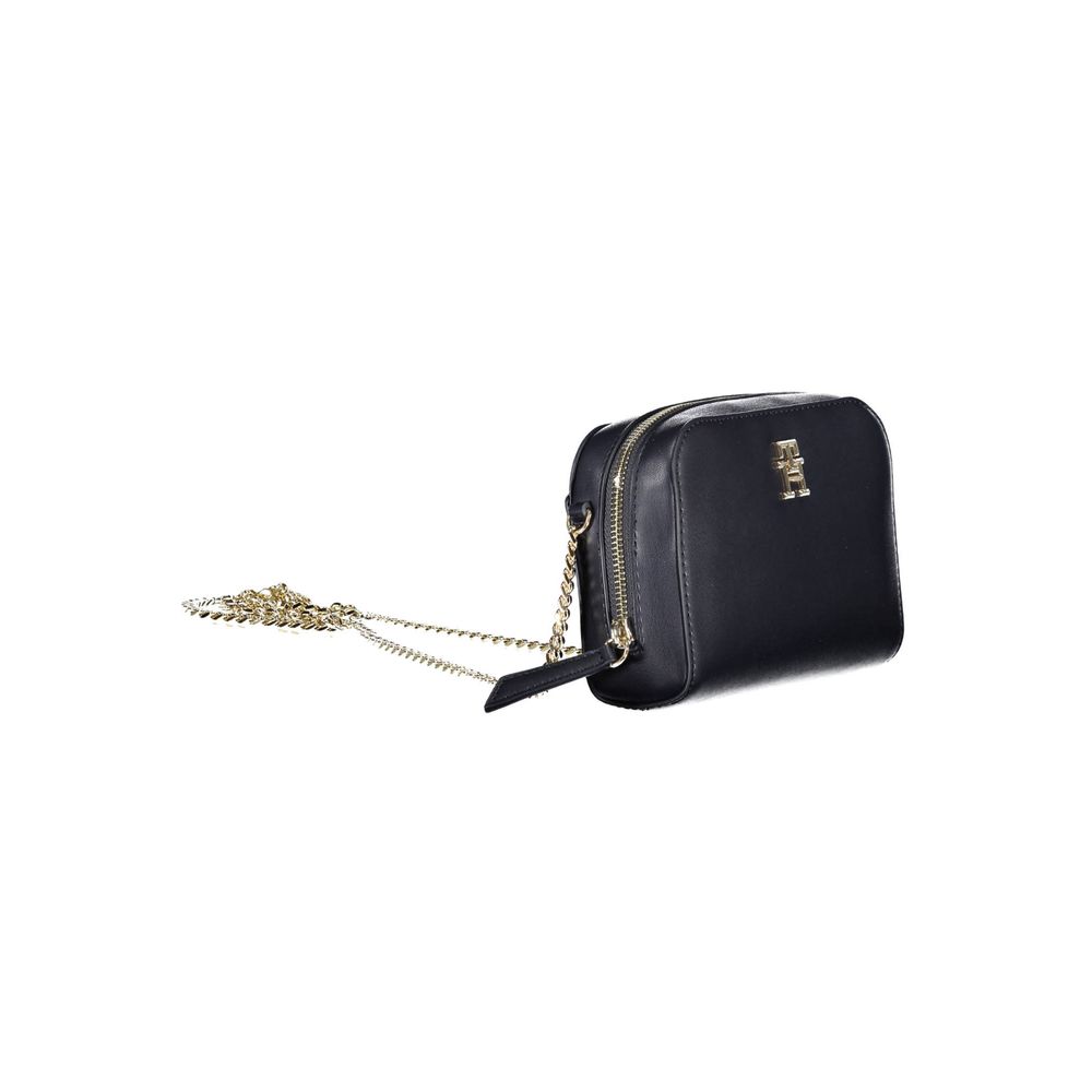 Geantă de mână Tommy Hilfiger albastră din polietilenă