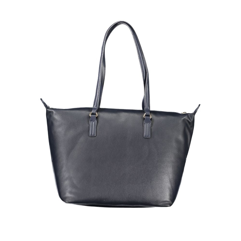 Tommy Hilfiger – Blaue Polyester-Handtasche