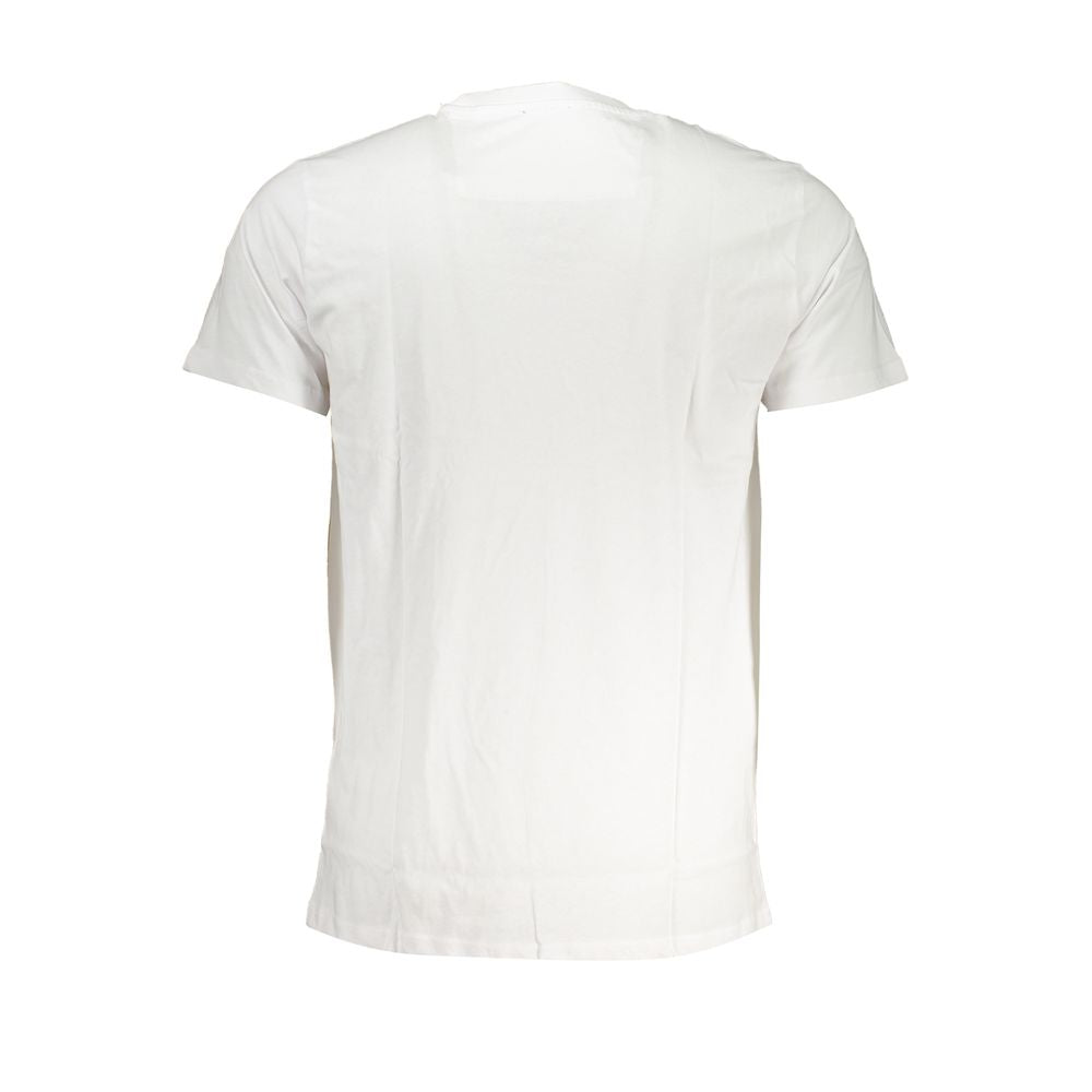 Weißes Baumwoll-T-Shirt der Cavalli Class