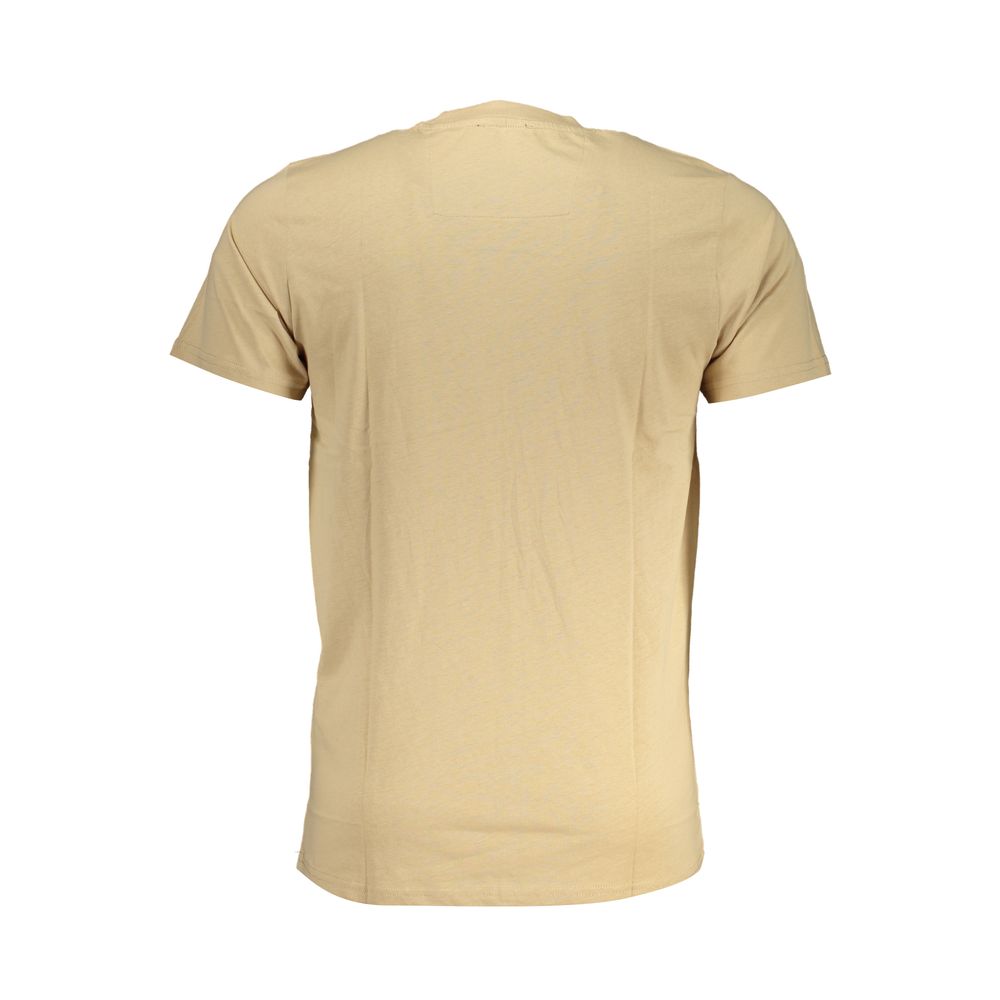 Tricou Cavalli Class bej din bumbac