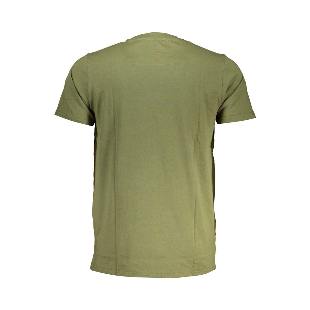 Grünes Baumwoll-T-Shirt der Cavalli Class