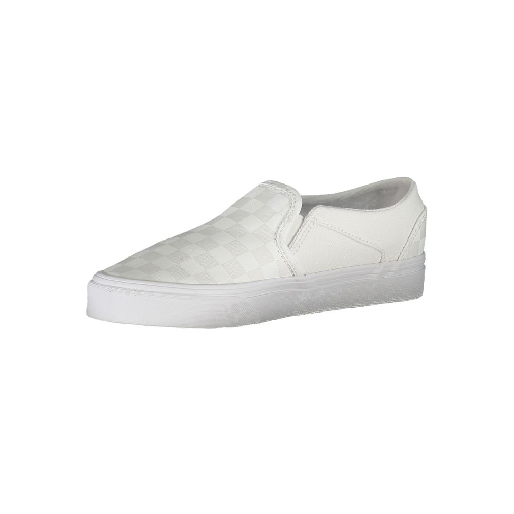 Teniși Vans albi din poliester