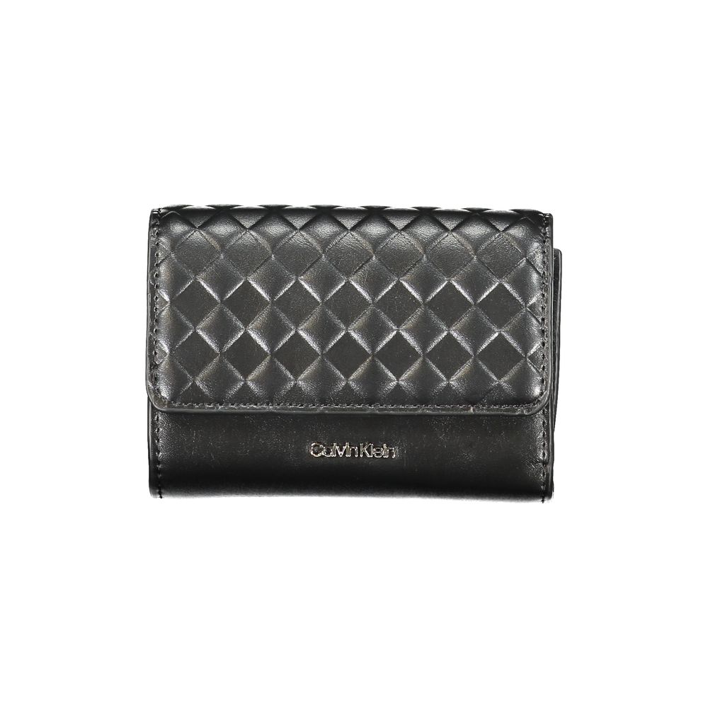 Portofel Calvin Klein negru din poliester