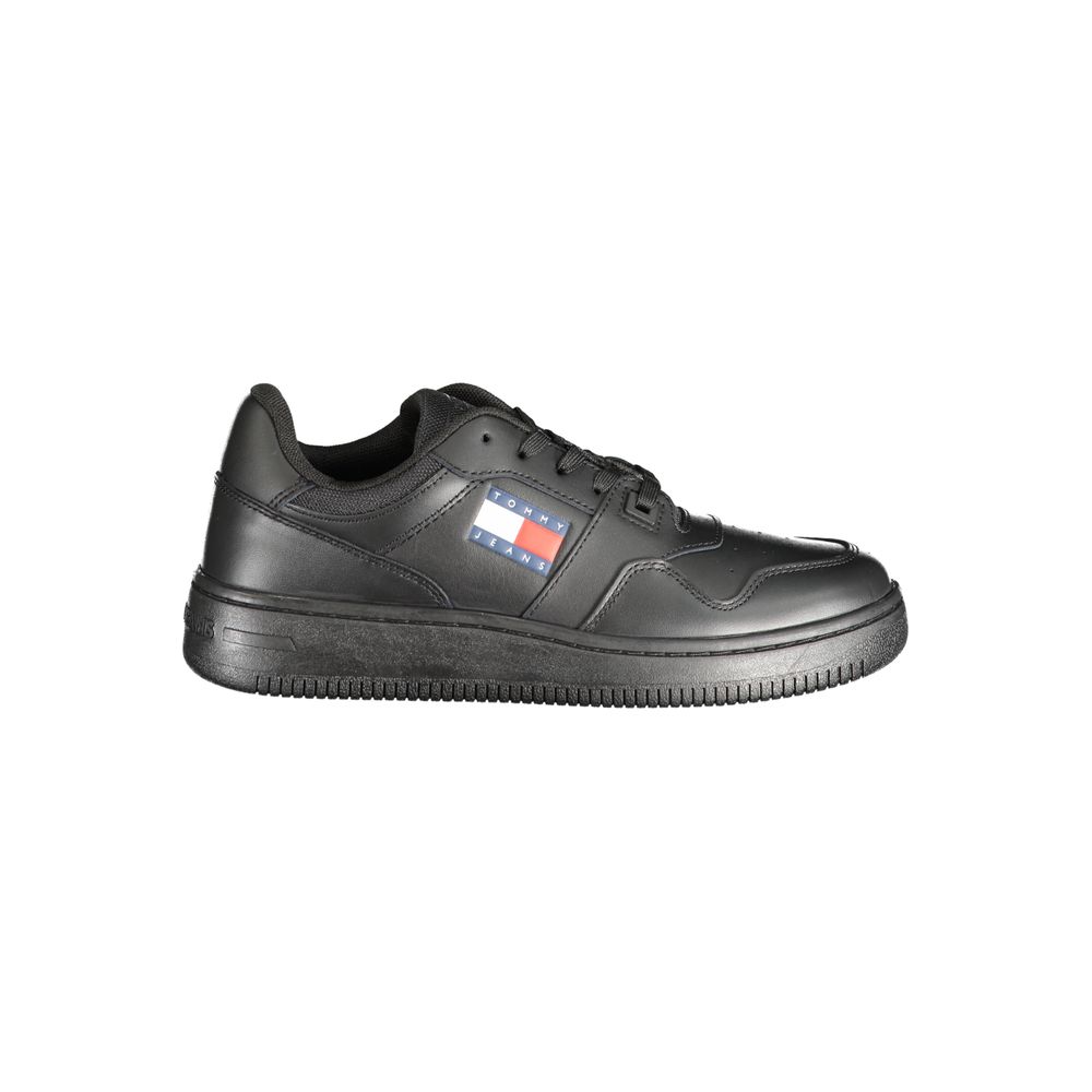 Tommy Hilfiger – Schwarze Polyester-Sneaker