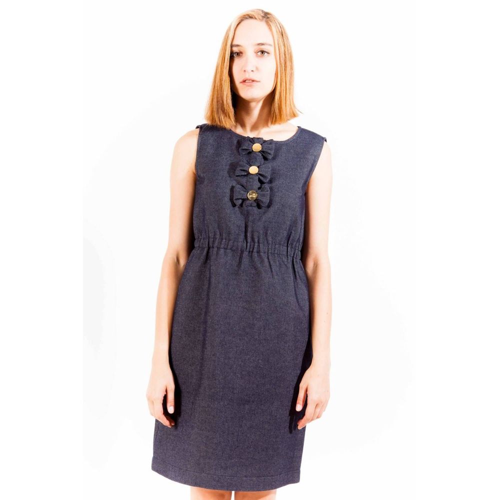 Rochie de damă Love Moschino albastră din bumbac