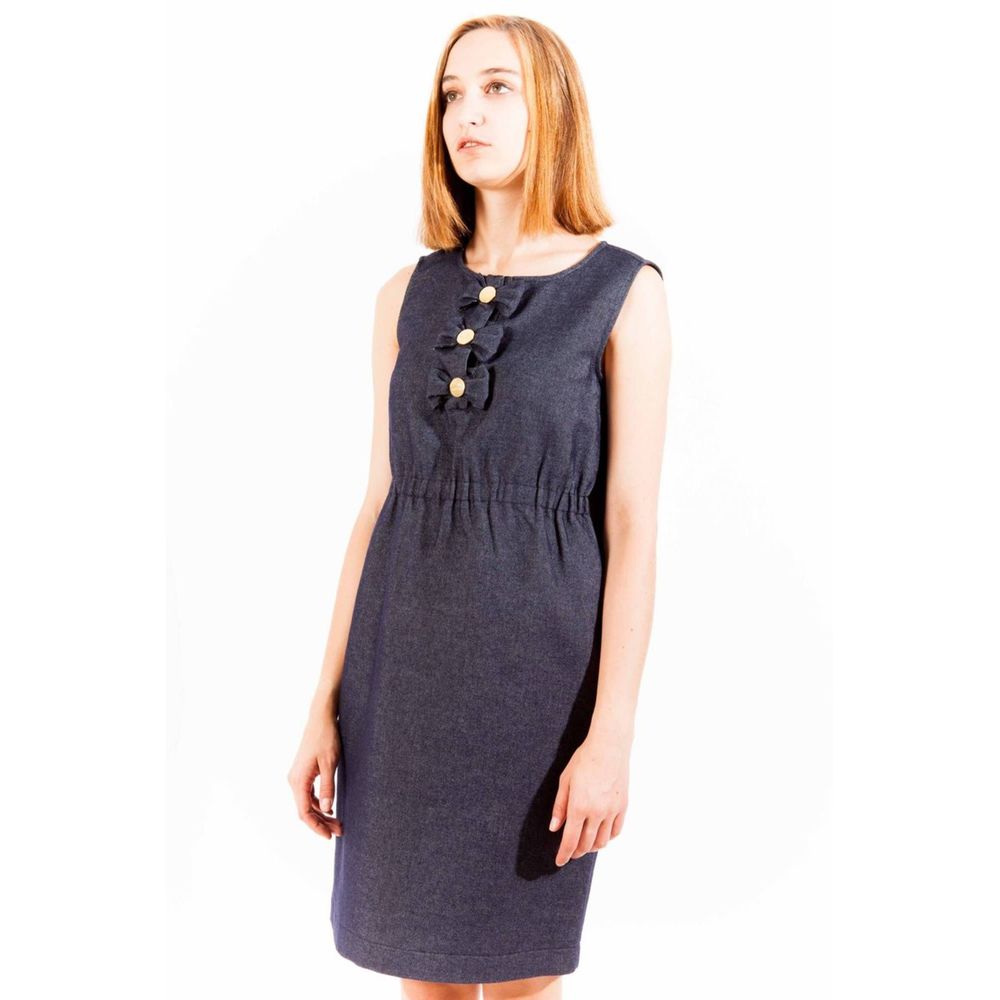Rochie de damă Love Moschino albastră din bumbac