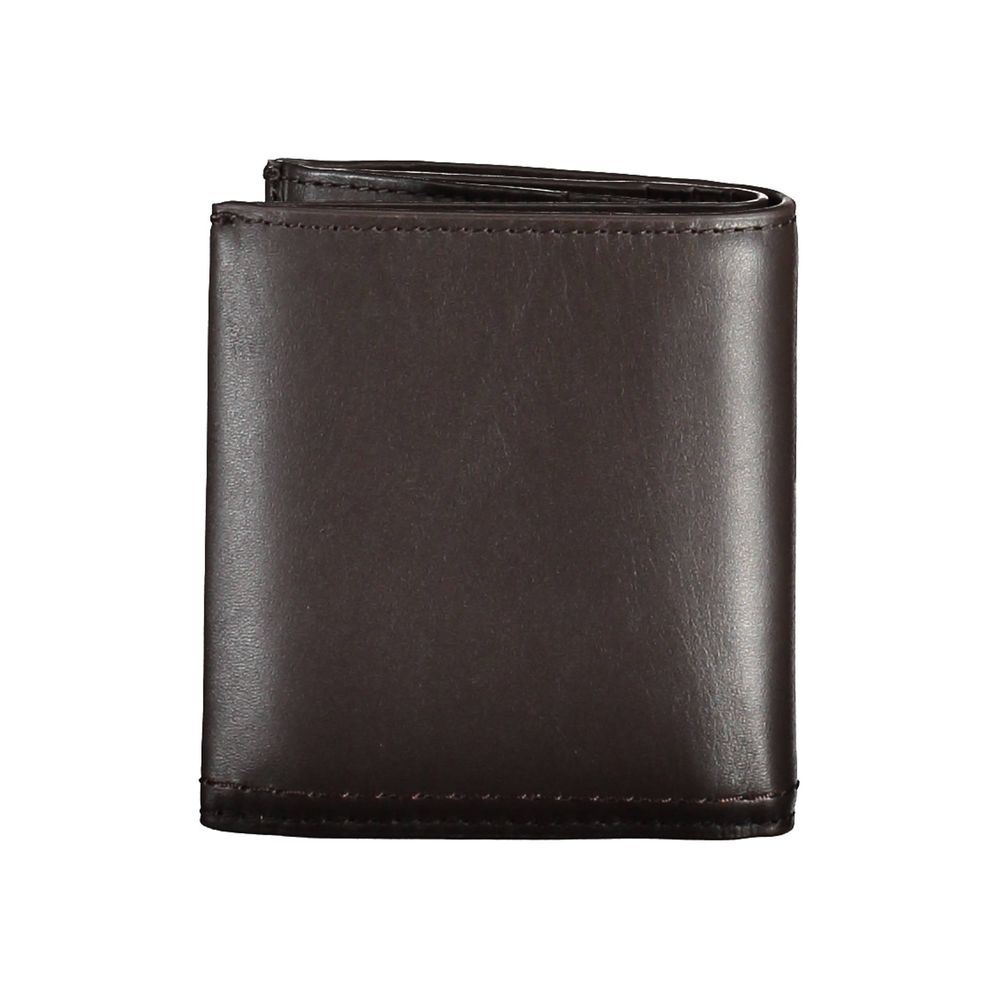Calvin Klein Herren-Geldbörse aus braunem Leder