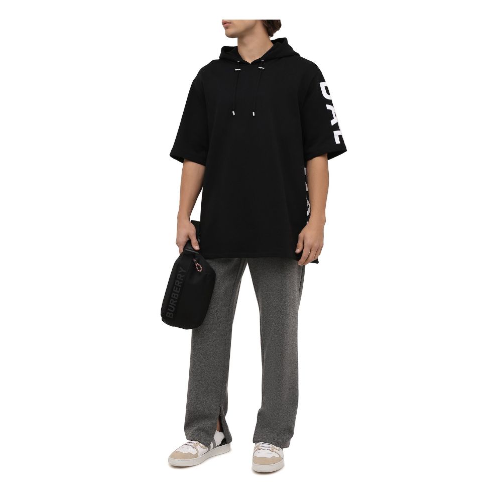 Pulover Balmain negru din bumbac