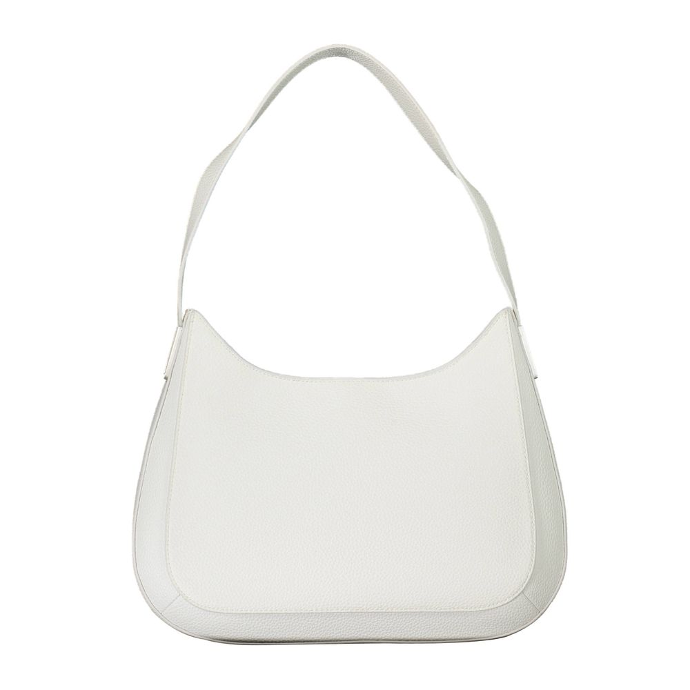 Geantă de mână Calvin Klein albă din poliester pentru femei