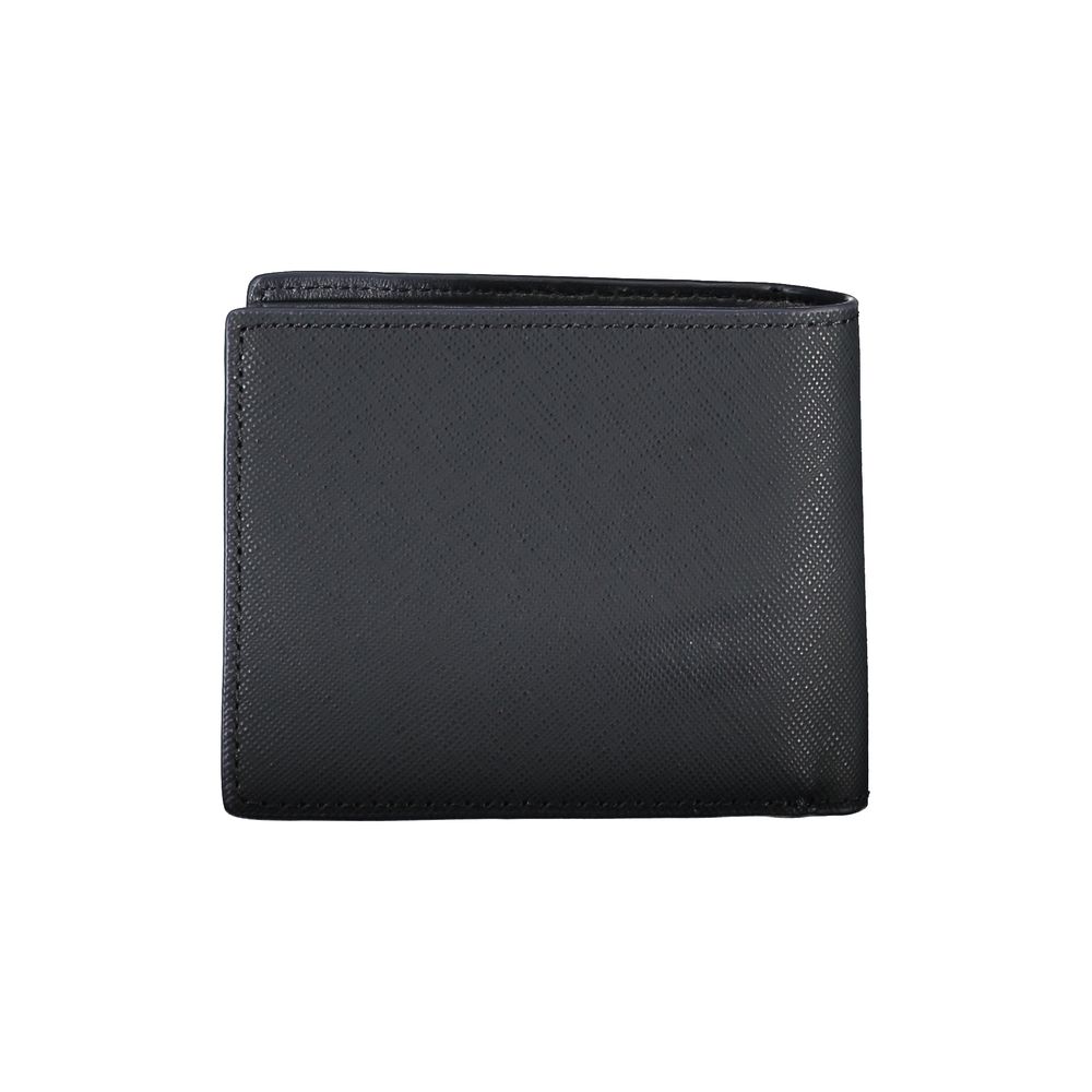 Tommy Hilfiger – Blaue Lederbrieftasche für Herren