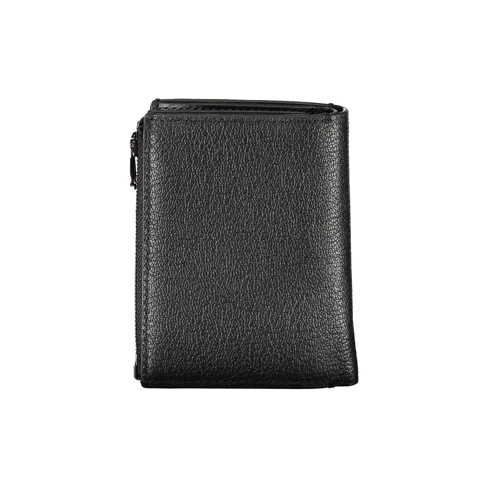Portofel elegant din piele neagră Calvin Klein cu portofel pentru monede