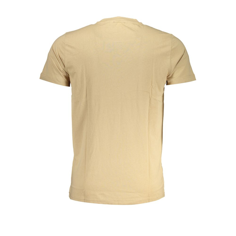 Beiges Baumwoll-T-Shirt der Cavalli Class
