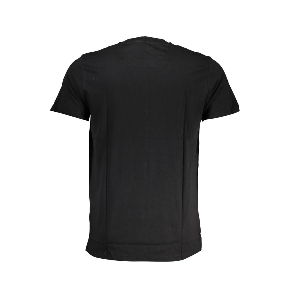 Tricou Cavalli Class din bumbac negru