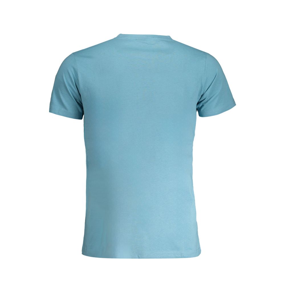 Norwegen 1963 Hellblaues Herren-T-Shirt aus Baumwolle