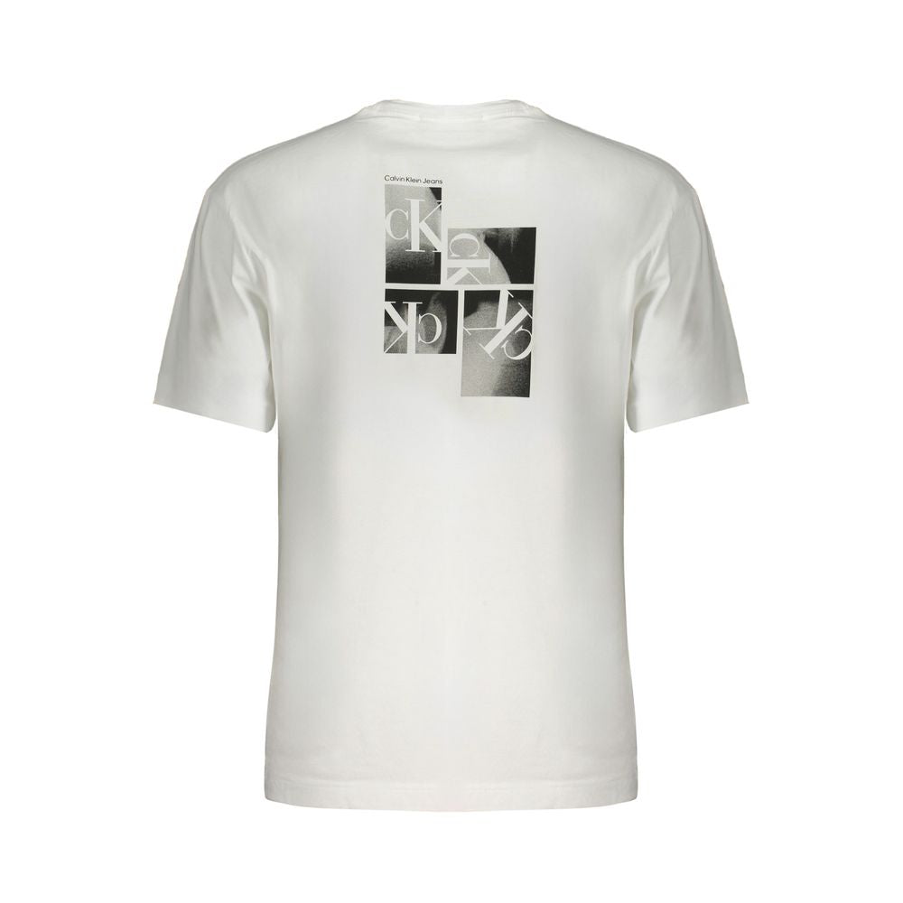Calvin Klein – Weißes Baumwoll-T-Shirt