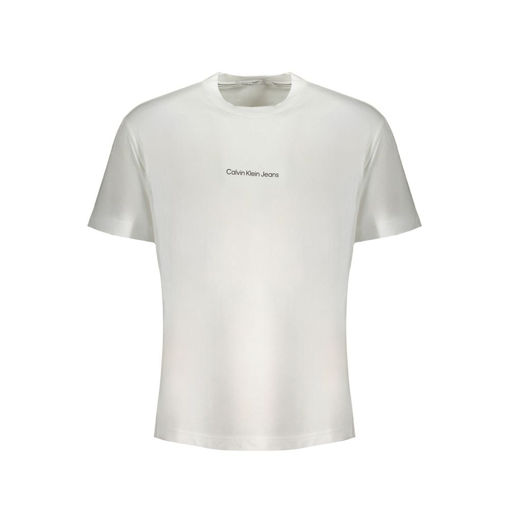 Calvin Klein – Weißes Baumwoll-T-Shirt