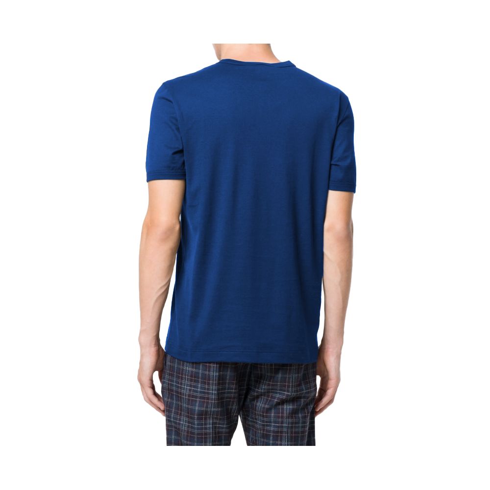 Tricou Dolce &amp; Gabbana albastru din bumbac