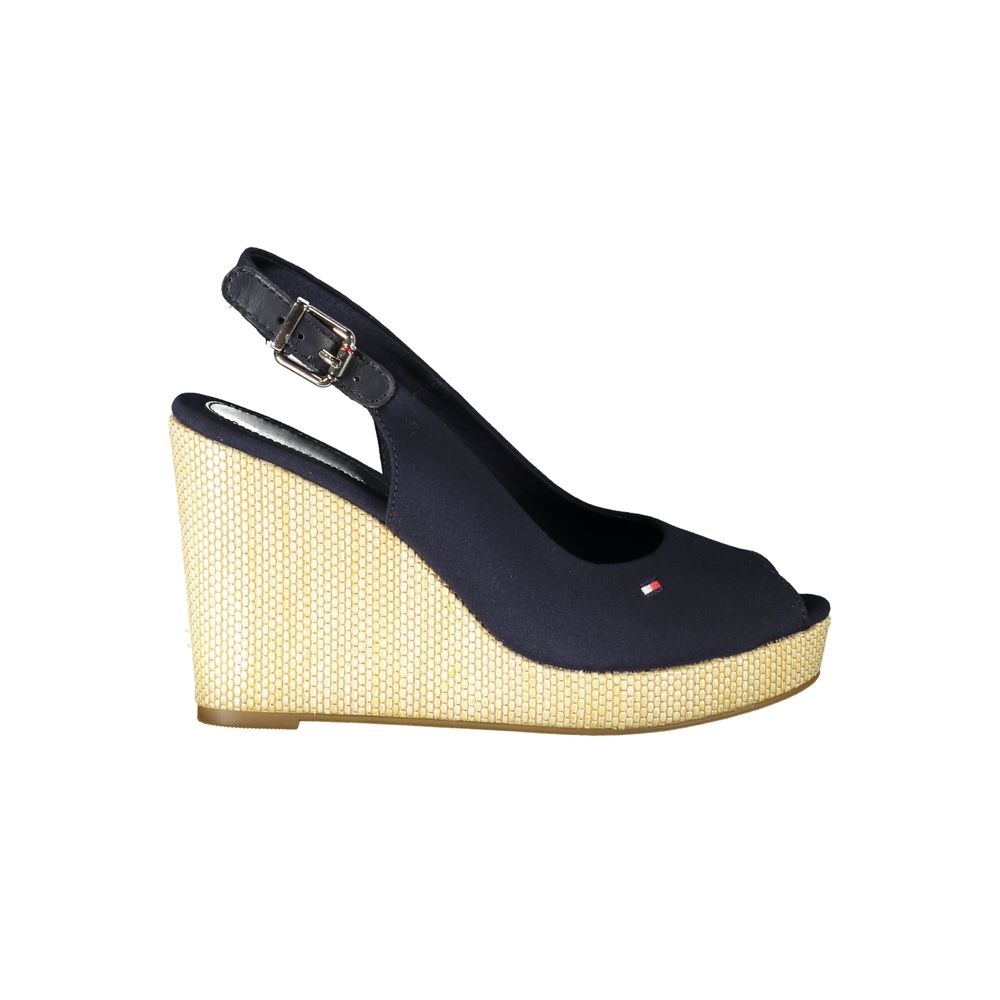 Tommy Hilfiger – Blaue Baumwollsandalen
