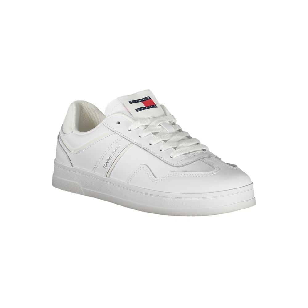 Tommy Hilfiger – Weiße Polyethylen-Sneaker für Damen