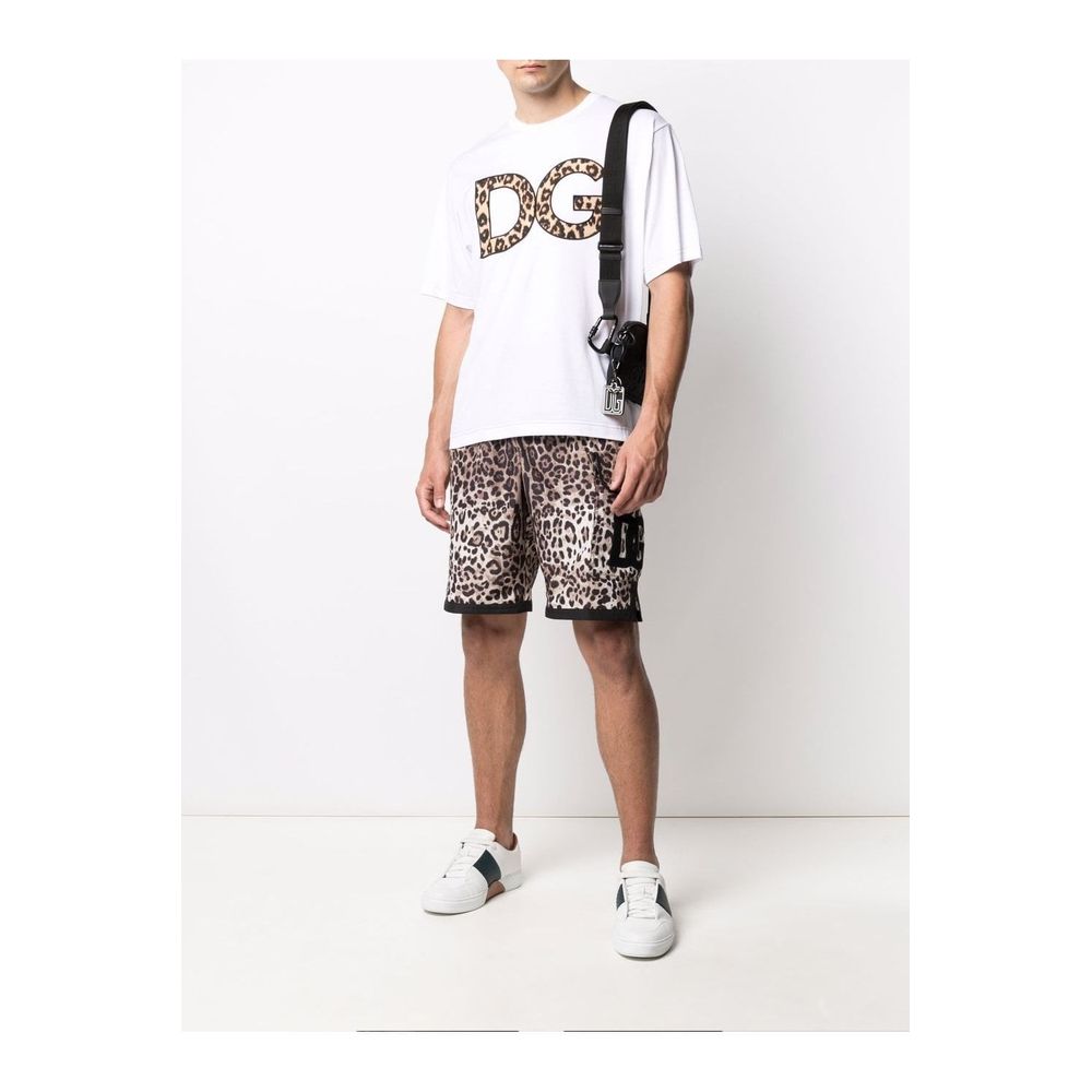 Dolce &amp; Gabbana Weißes Baumwoll-T-Shirt