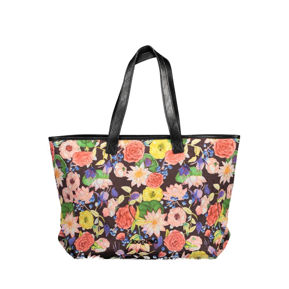 Desigual Schwarze Polyethylen-Damenhandtasche