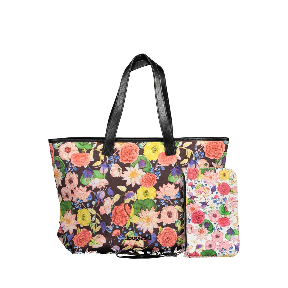 Desigual Schwarze Polyethylen-Damenhandtasche