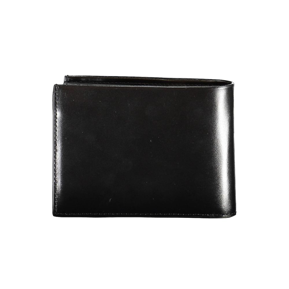 Calvin Klein Herren-Geldbörse aus schwarzem Leder