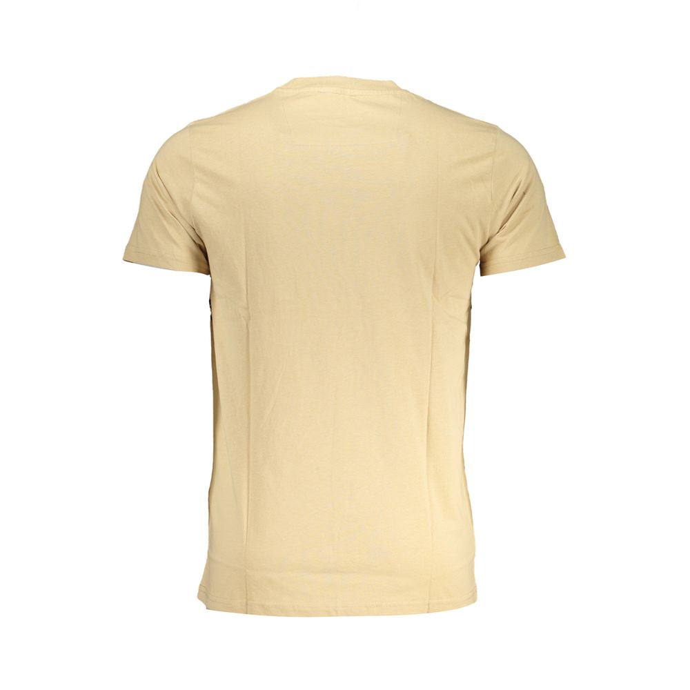 Tricou Cavalli Class bej din bumbac