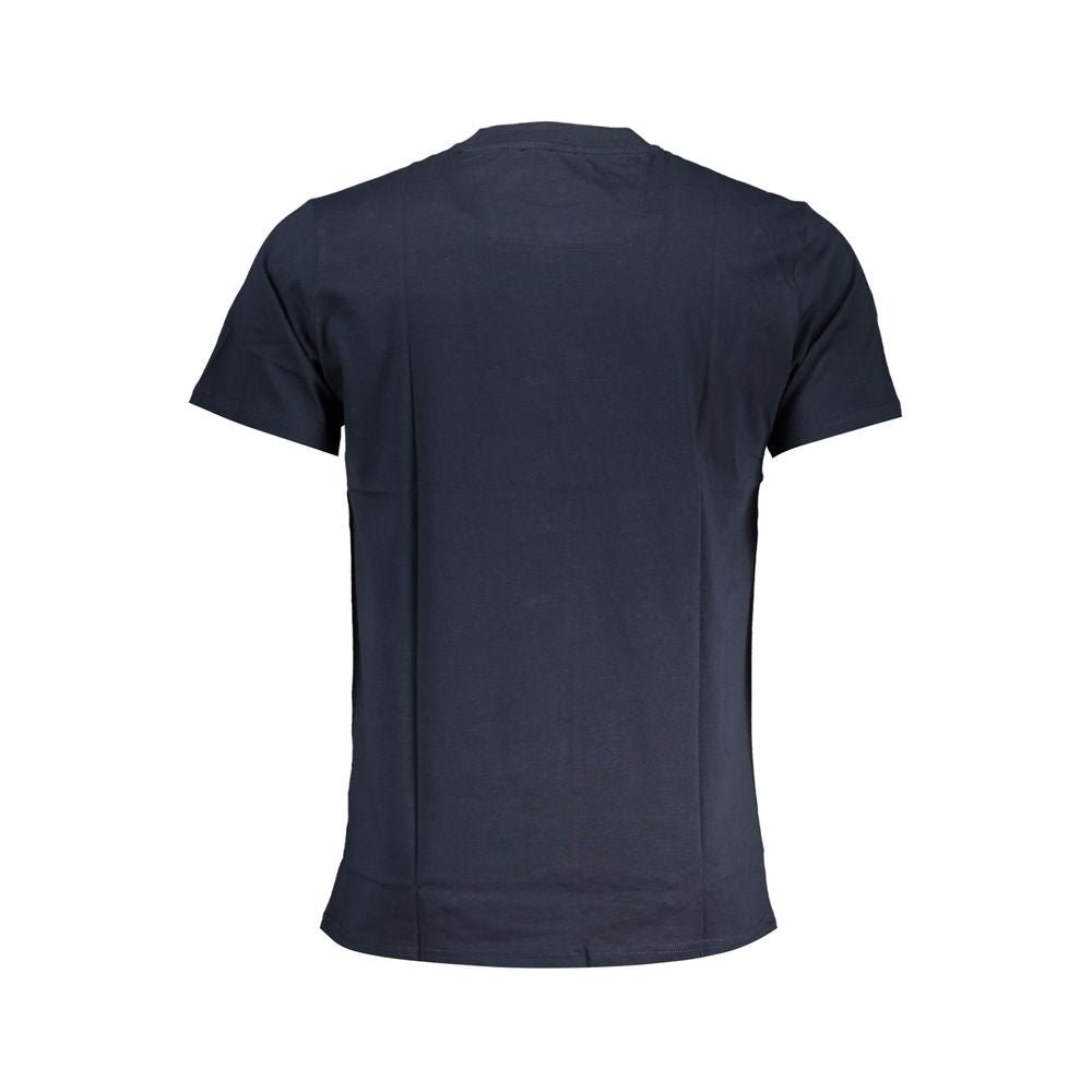Tricou Cavalli Class din bumbac albastru