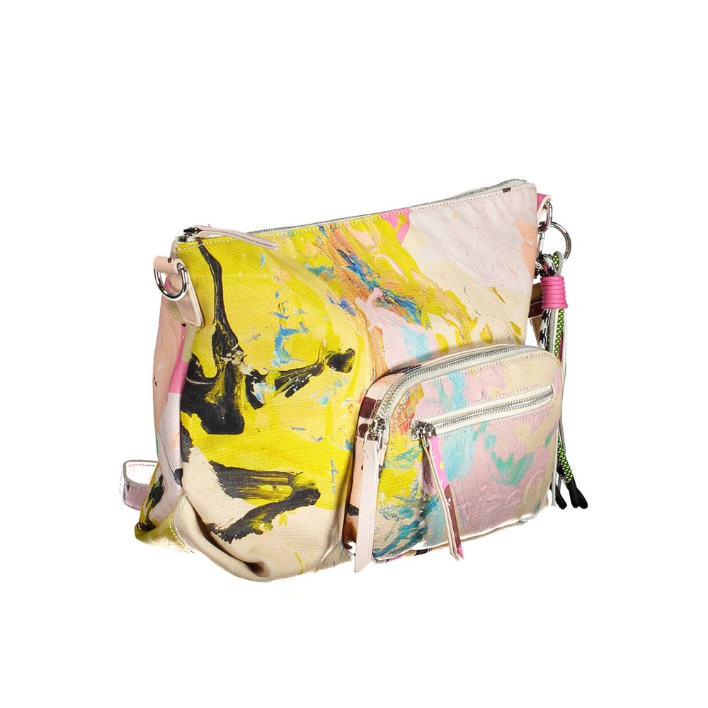 Desigual Weiße Polyester Damen Handtasche