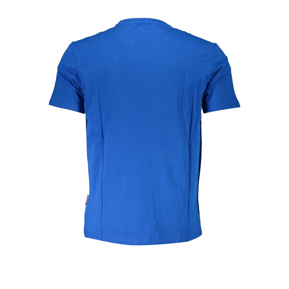 Blaues Baumwoll-T-Shirt von Napapijri