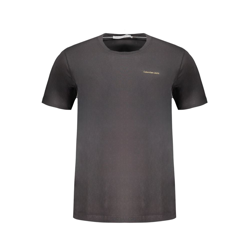Calvin Klein – Schwarzes Baumwoll-T-Shirt