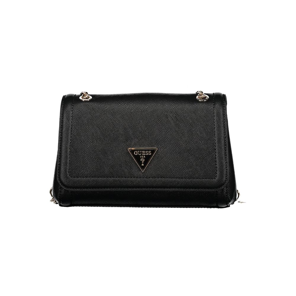 Guess Jeans – Schwarze Polyethylen-Handtasche