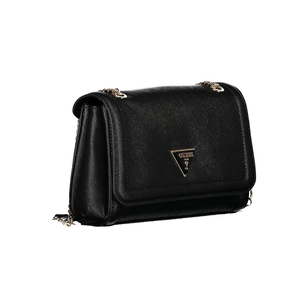 Guess Jeans – Schwarze Polyethylen-Handtasche
