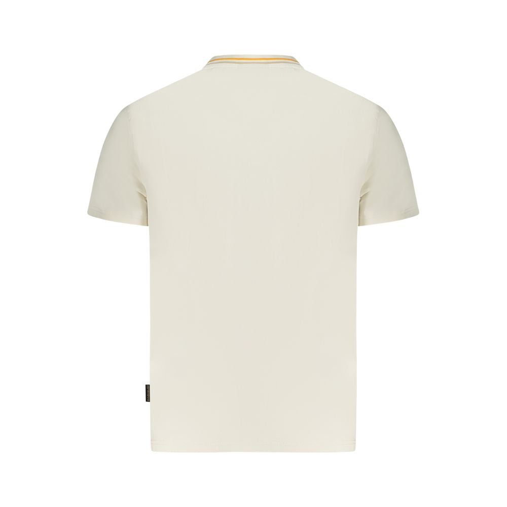 Weißes Baumwoll-T-Shirt von Napapijri